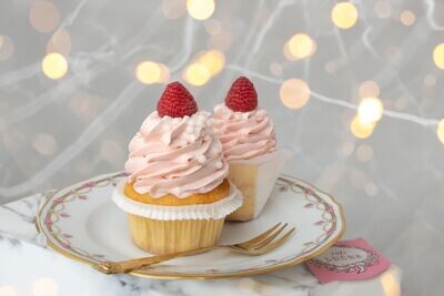 Mini Cupcake Himbeer Sahne