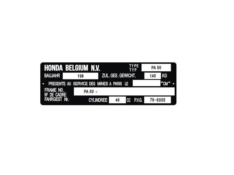 18. Plate Registered B-Klasse