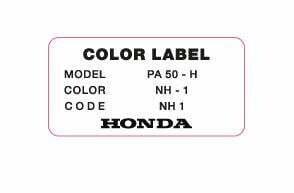 Color Label NH-1 Black