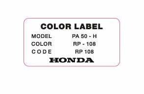 Color Label RP 108 Fairy Pink