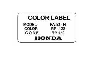 Color Label RP 122 Brugge Purple