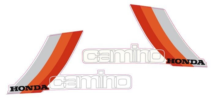PA50 Set Orange/White