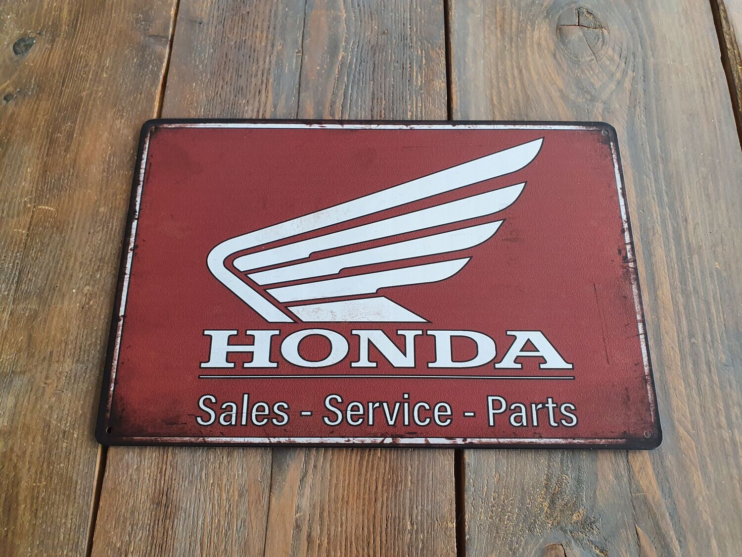 Honda Retro Metal Sign