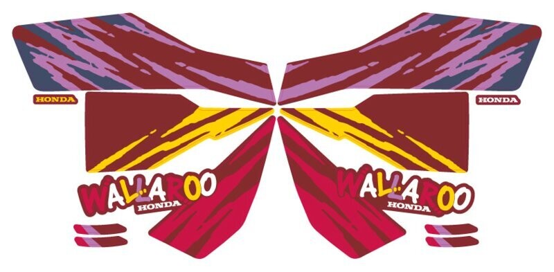1992 Custom Maroon/Yellow Version