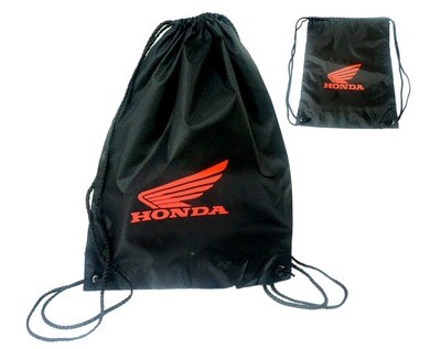 Nylon backpack Honda black