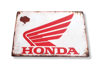 Honda Wing Retro Metal Sign