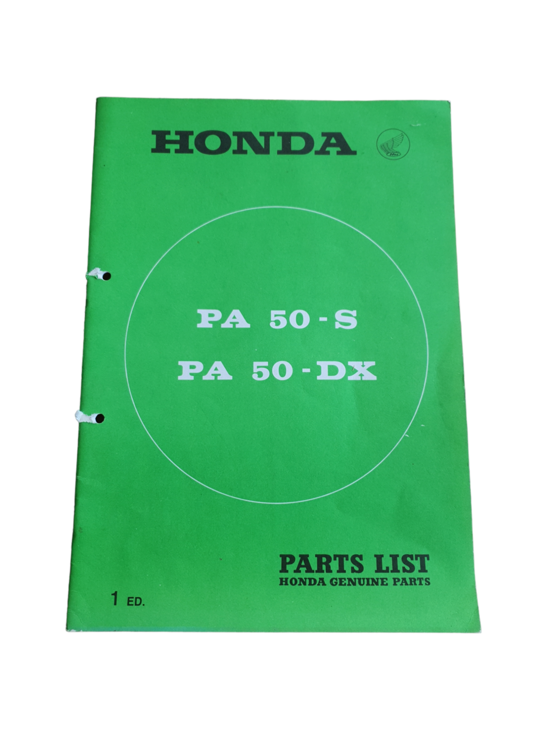 Parts List PA50 S/DX