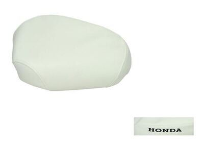 Saddle Cover White Carbon