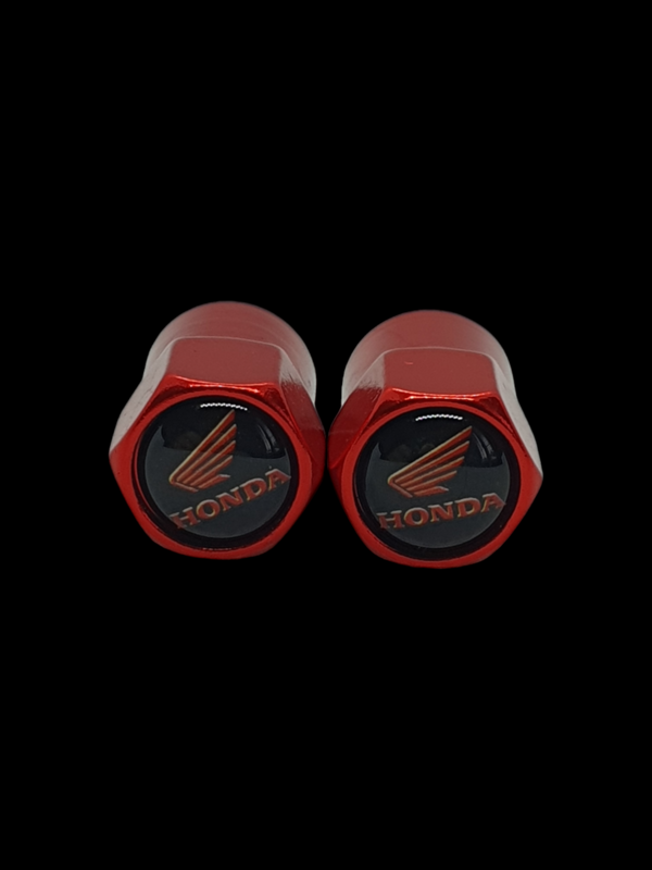 Honda Valve Cap Set Red/Red