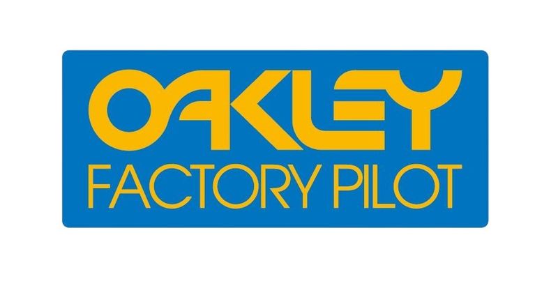 Oakley factory Pilot Darkblue/Yellow