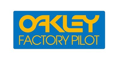 Oakley factory Pilot Darkblue/Yellow