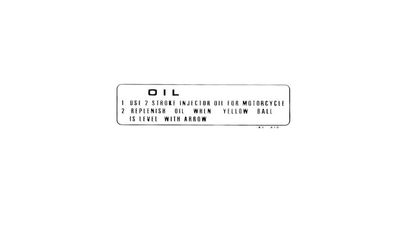 Decal Oil
