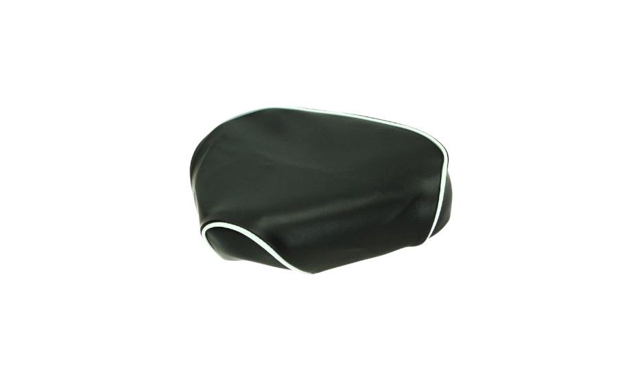 Saddle Cover Black With White Lining