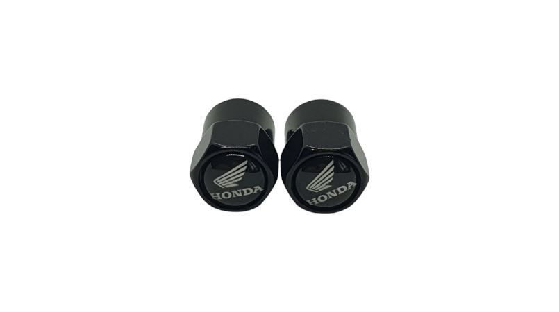 Honda Valve Cap Set Black/White
