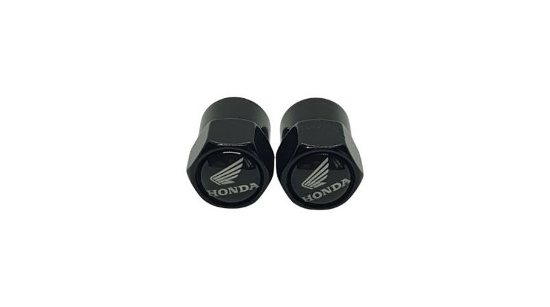 Honda Valve Cap Set Black/White