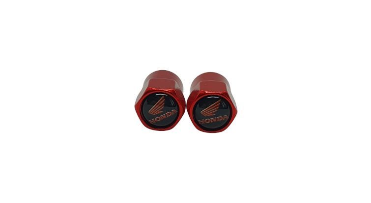 Honda Valve Cap Set Red/Red