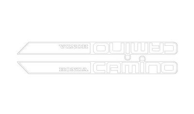 Honda Camino Set White Honda Camino Set White