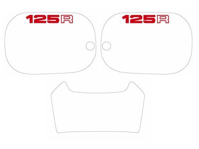 Panel Set 125cc White Panel Set 125cc White