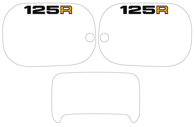 Panel Set 125cc Grey