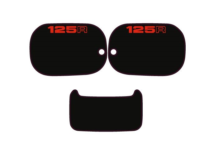 Panel Set 125cc Black