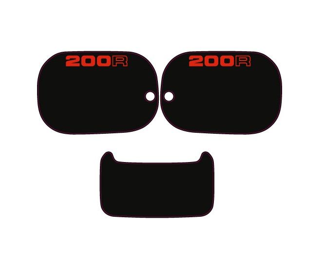 Panel Set 200cc Black