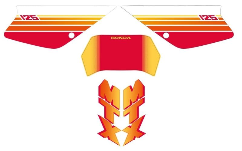 Decal Set Orange Decal Set Orange