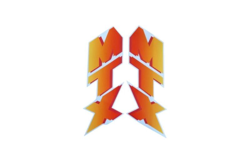Decal Set Fuel Tank Orange