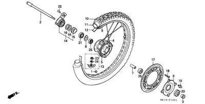 Front Wheel With Disc
