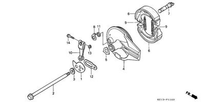 Rear Brake Panel