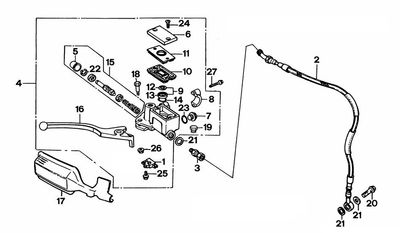 Front Brake Master Cylinder