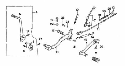Change Pedal - Brake - Kick