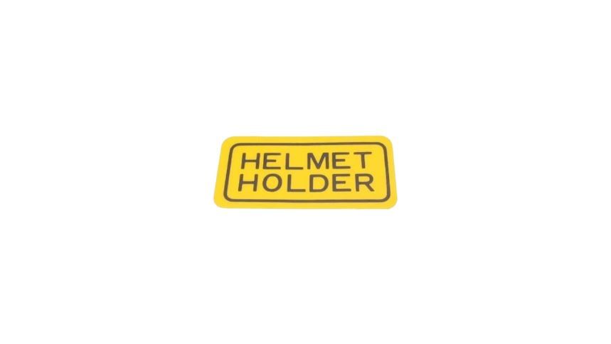 3. Label Helmet Holder