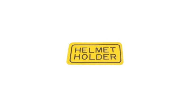 3. Label Helmet Holder