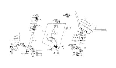 Handle Pipe - Top Bridge - Steering