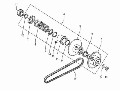 Rear Pulley With Hole