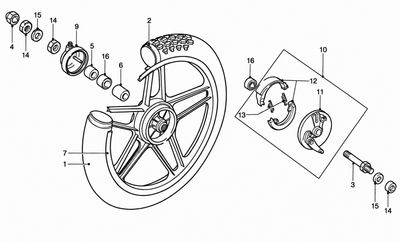 Wheel Aluminium Front