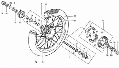 Wheel Spoke Front