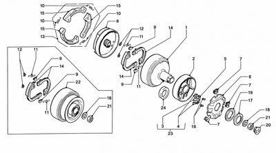 Front Pulley 3 Bill + Mono