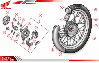 Wheel Spoke Rear