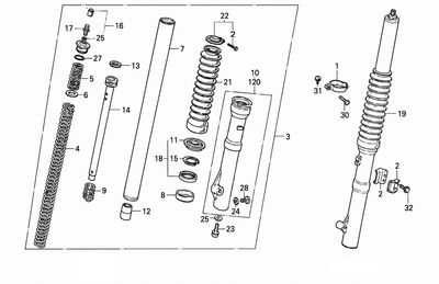 Front Fork Type 1