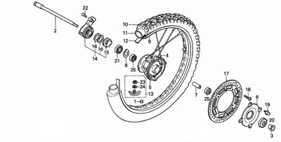 Front Wheel With Disc