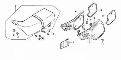 Saddle - Side Covers
