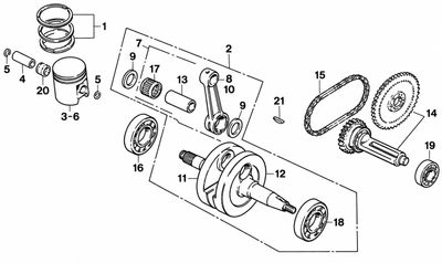 Crankshaft - Piston