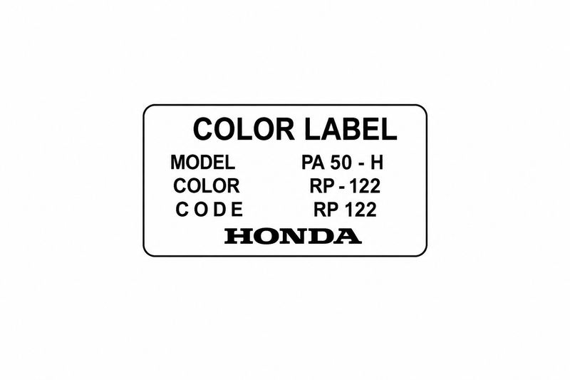 Color Label RP 122