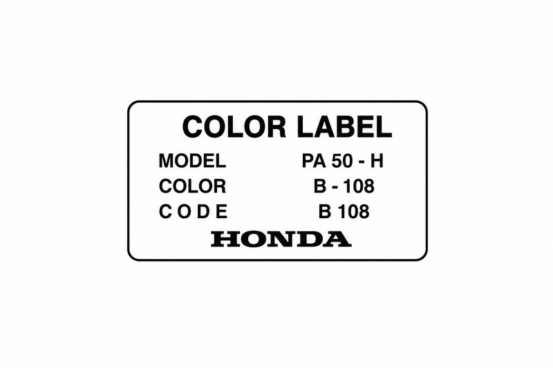Color Label B 108