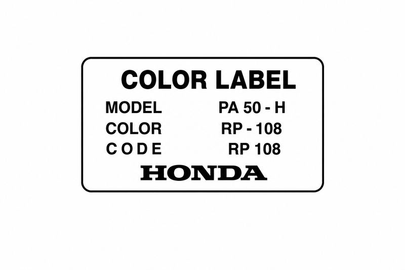 Color Label RP 108