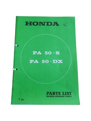 Parts List PA50 S/DX Parts List PA50 S/DX