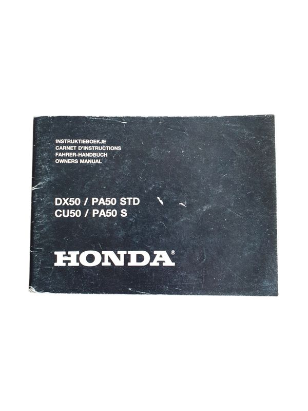 Owners Manual Honda Camino