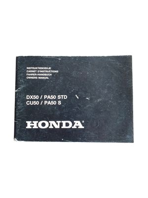 Owners Manual Honda Camino