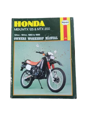 Haynes MTX/MBX 125, MTX 200